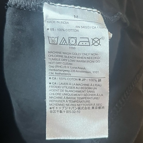 BANANA REPUBLIC FACTORY Luxe Touch Performance Black Crewneck Longsleeve Tshirt - Picture 5 of 5